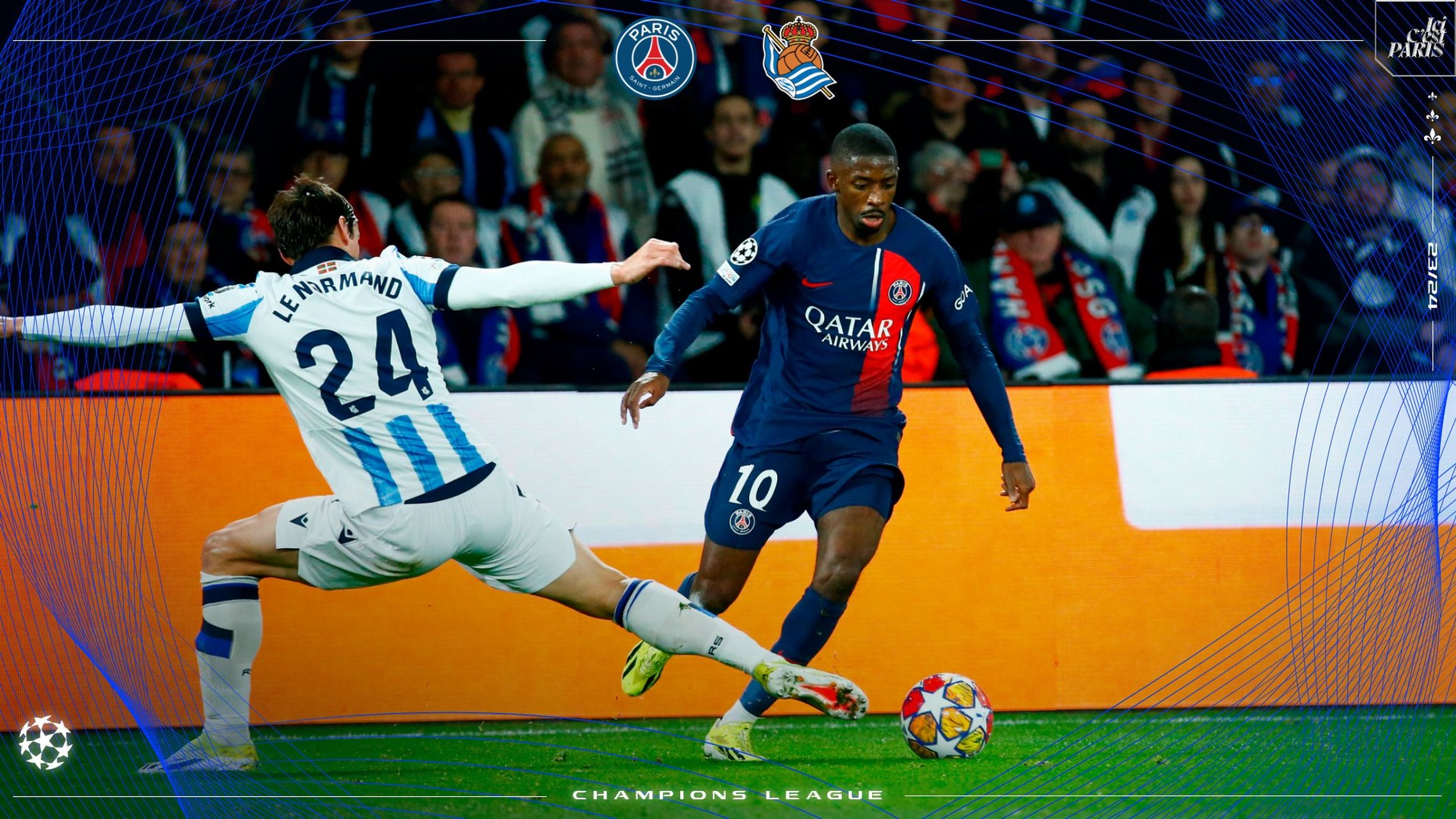 关于巴黎圣日耳曼法甲战胜朗斯姆巴佩单刀破门的信息